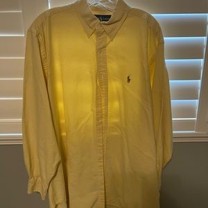 Men’s Ralph Lauren Yellow Button Up Shirt